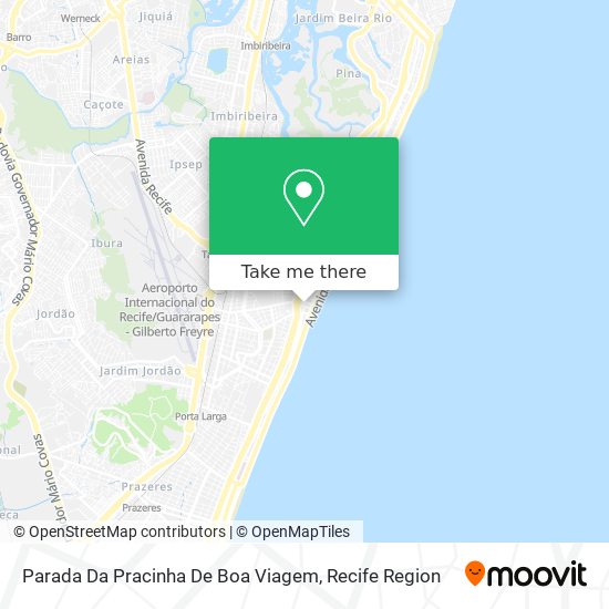 Parada Da Pracinha De Boa Viagem map