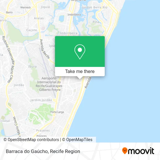 Barraca do Gaúcho map