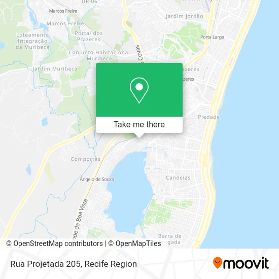 Rua Projetada 205 map
