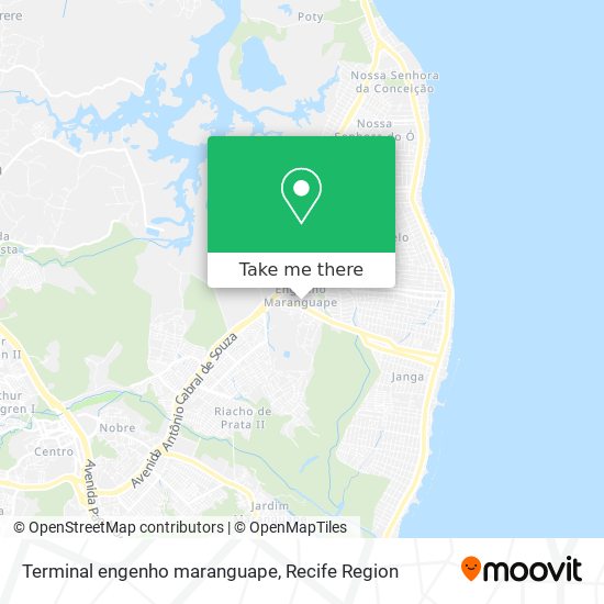 Terminal engenho maranguape map