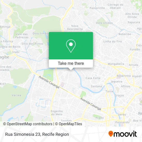 Rua Simonesia 23 map