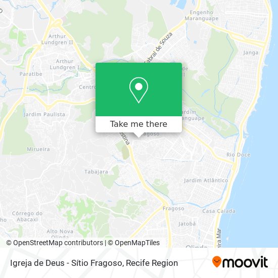 Igreja de Deus - Sítio Fragoso map