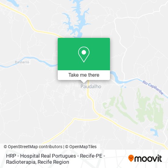 HRP - Hospital Real Portugues - Recife-PE - Radioterapia map