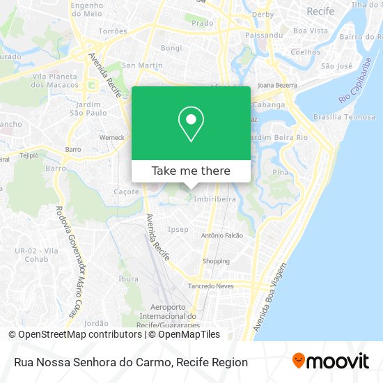 Rua Nossa Senhora do Carmo map