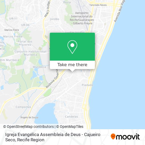 Igreja Evangélica Assembleia de Deus - Cajueiro Seco map