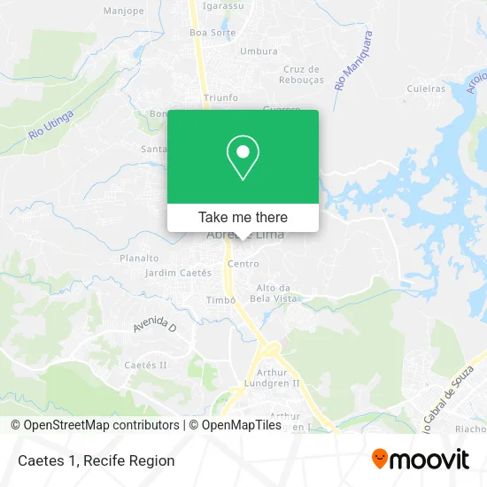 Caetes 1 map