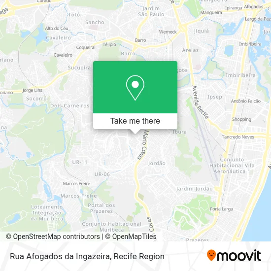 Rua Afogados da Ingazeira map