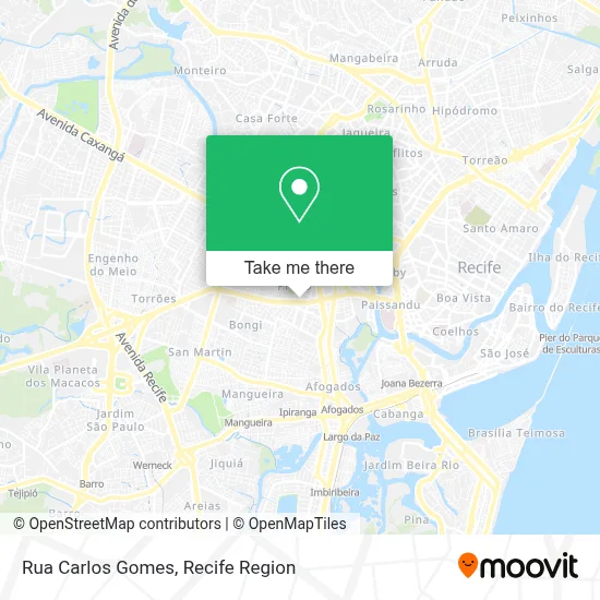 Rua Carlos Gomes map