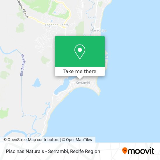 Piscinas Naturais - Serrambi map