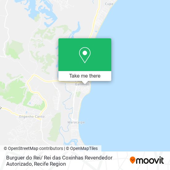 Burguer do Rei/ Rei das Coxinhas Revendedor Autorizado map