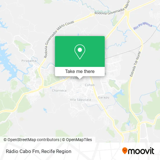 Rádio Cabo Fm map