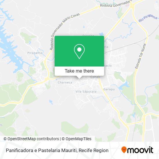 Panificadora e Pastelaria Mauriti map