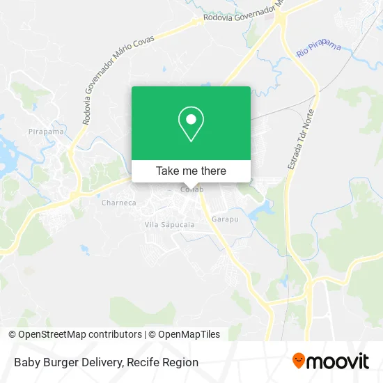 Baby Burger Delivery map