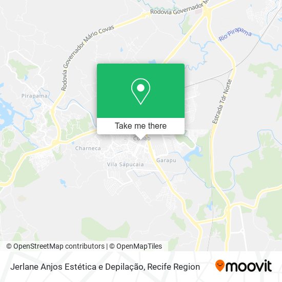 Jerlane Anjos Estética e Depilação map