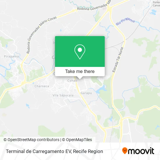 Terminal de Carregamento EV map