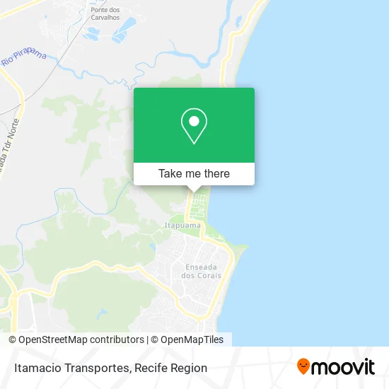 Itamacio Transportes map