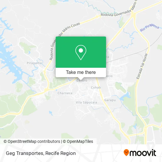 Geg Transportes map