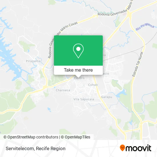 Servitelecom map
