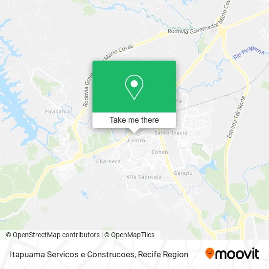 Itapuama Servicos e Construcoes map