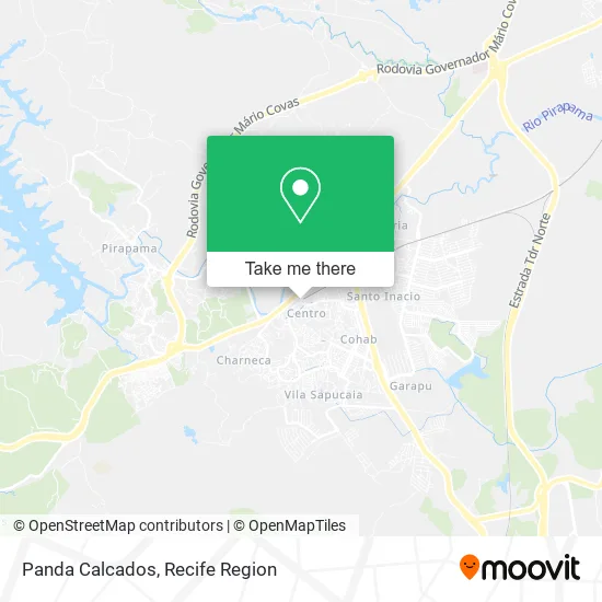 Panda Calcados map