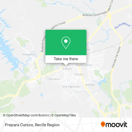 Prepara Cursos map