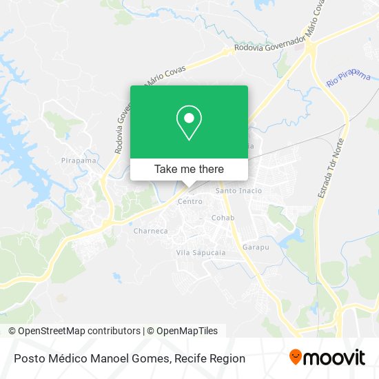 Posto Médico Manoel Gomes map