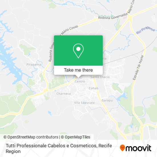 Tutti Professionale Cabelos e Cosmeticos map