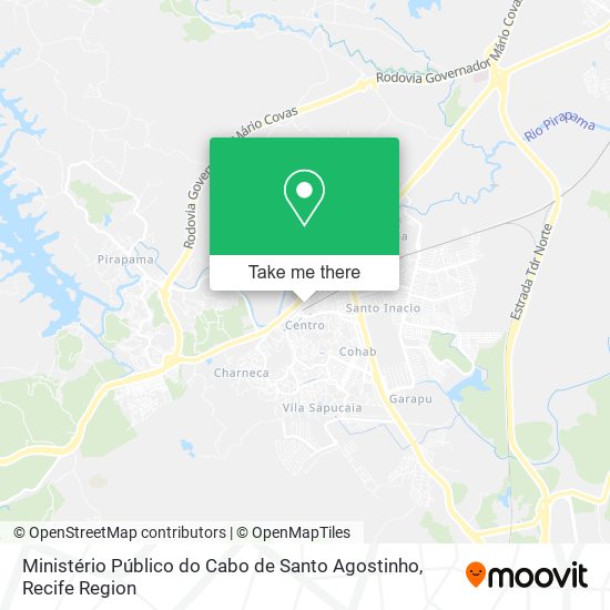 Ministério Público do Cabo de Santo Agostinho map
