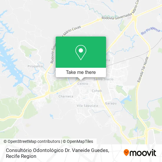 Consultório Odontológico Dr. Vaneide Guedes map