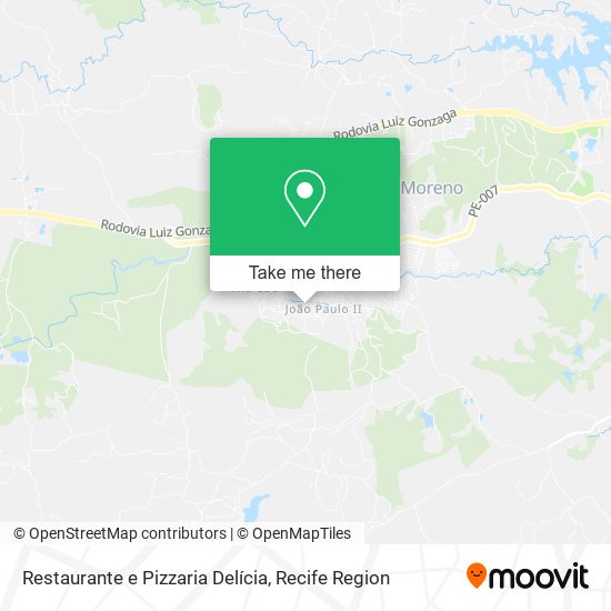 Restaurante e Pizzaria Delícia map