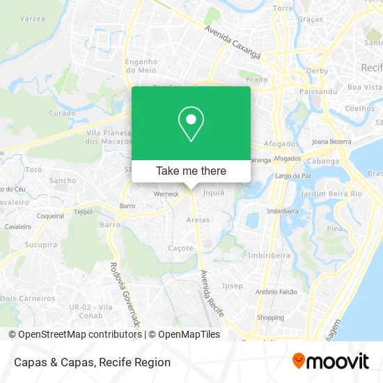 Capas & Capas map