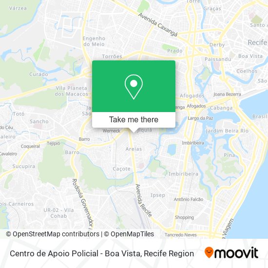 Centro de Apoio Policial - Boa Vista map