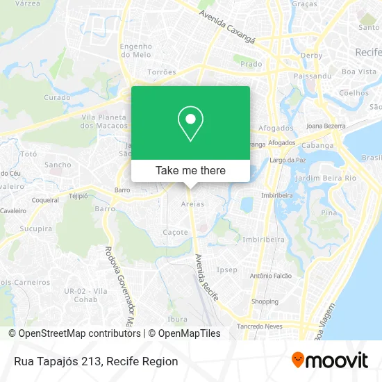 Rua Tapajós 213 map