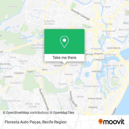 Floresta Auto Peças map