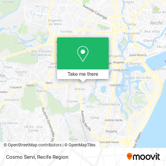 Cosmo Servi map