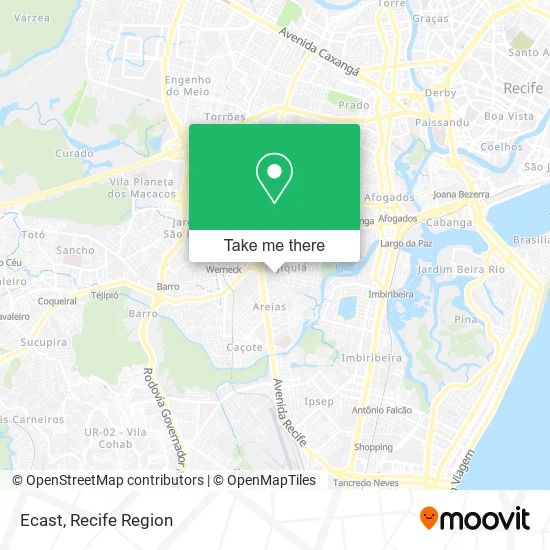 Ecast map