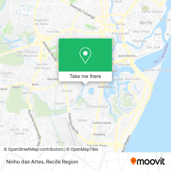 Ninho das Artes map