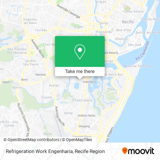 Refrigeration Work Engenharia map
