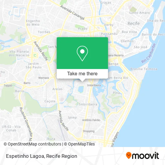 Espetinho Lagoa map