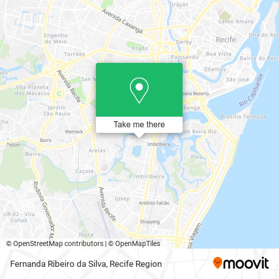 Fernanda Ribeiro da Silva map