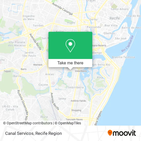 Canal Servicos map