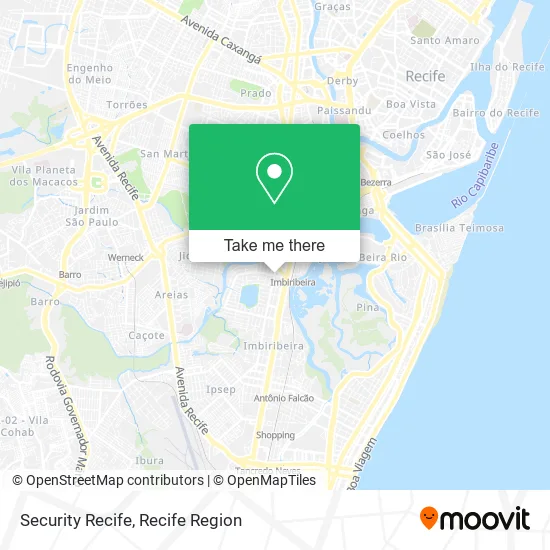 Security Recife map