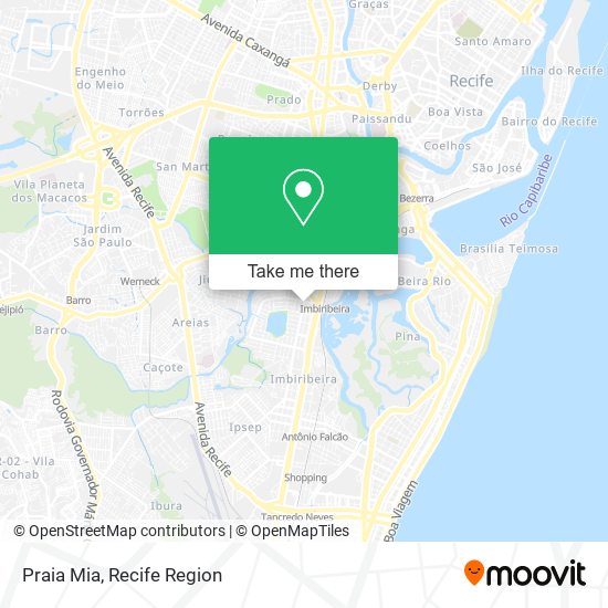 Praia Mia map