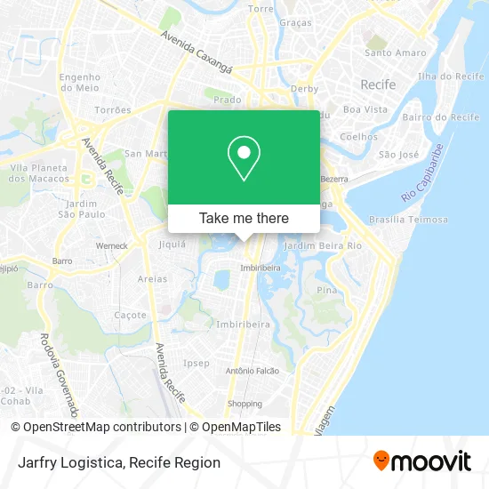 Jarfry Logistica map