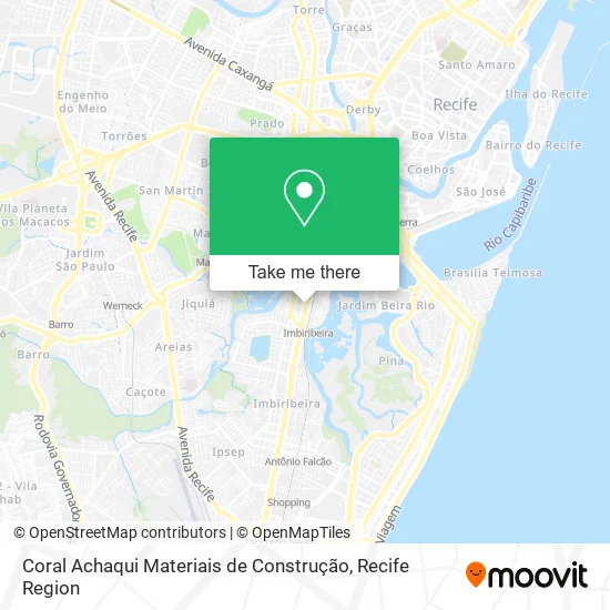 Coral Achaqui Materiais de Construção map