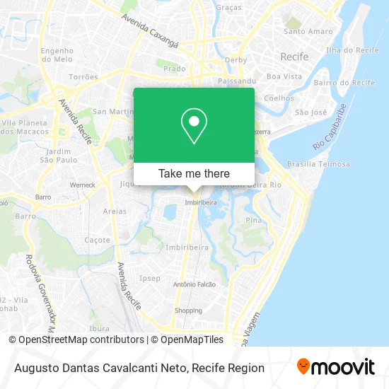 Augusto Dantas Cavalcanti Neto map