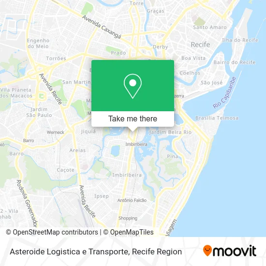 Asteroide Logistica e Transporte map