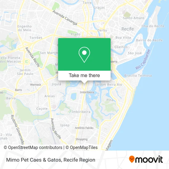 Mimo Pet Caes & Gatos map
