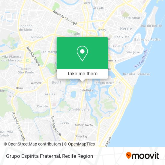Grupo Espírita Fraternal map