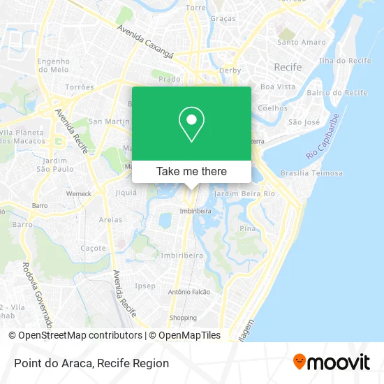 Point do Araca map